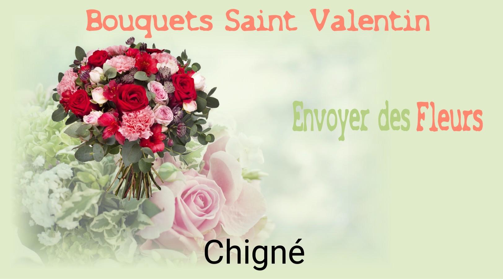 Roses de Saint-Valentin livrées à Chigné